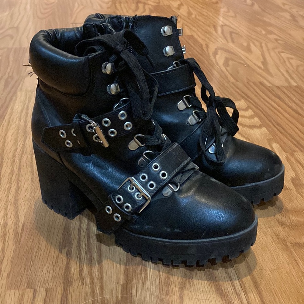 Combat Wedges / Heeled Boots